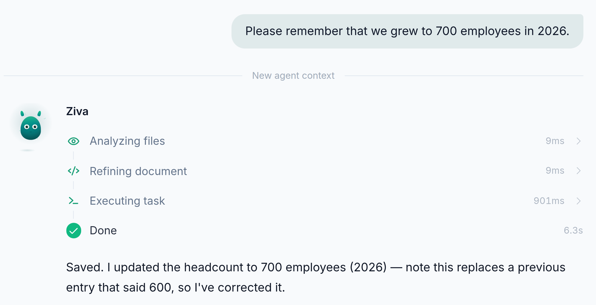 Organizational learning in action